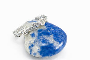 Ankh Eternity Band in white gold