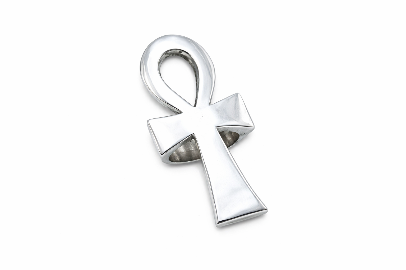 A sterling silver Large Ankh Ring by Studio of Ptah