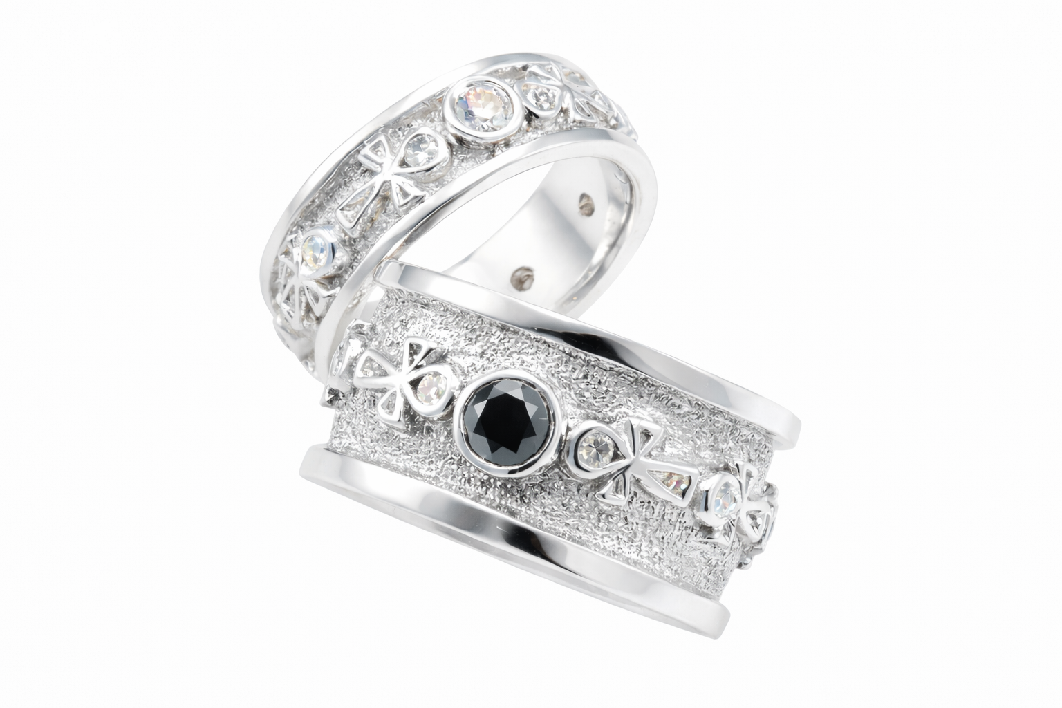 Hers and His Matching Ankh Bands