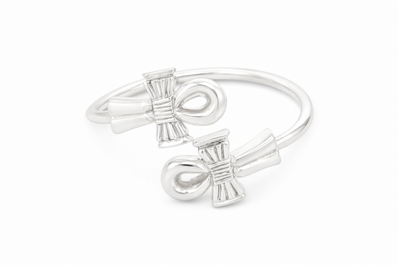 sterling silver large ankh bangle