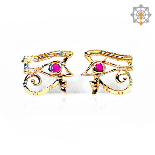 Eye of Heru (Horus) Post Earrings