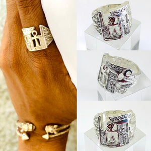 Sacred Woman Ascension Ring | Sterling Silver