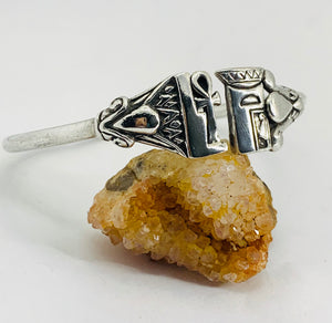 Sacred Woman Bangle | Sterling Silver