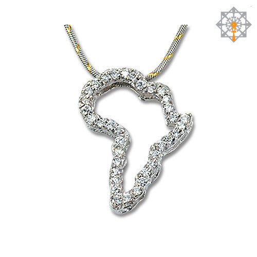Africa Map Pendant