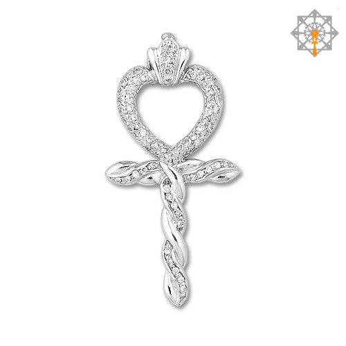 Ankh Heart Pendant