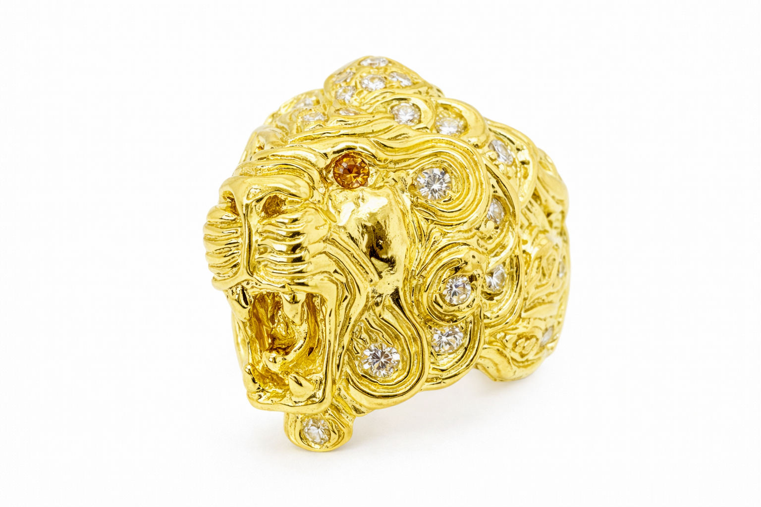 Lion Head Ring