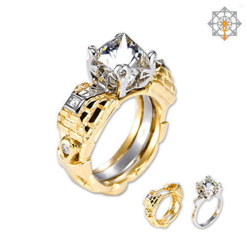 Copy of "2 Become One" Seeds of Life Engagement Ring