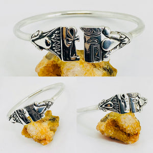 Sacred Woman Bangle | Sterling Silver