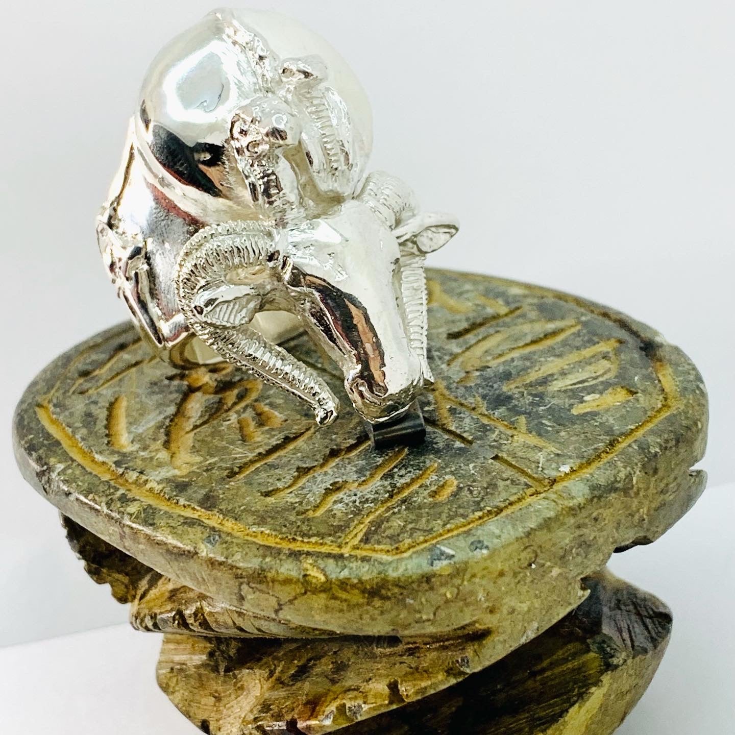 Amen Ra Ram Head Ring