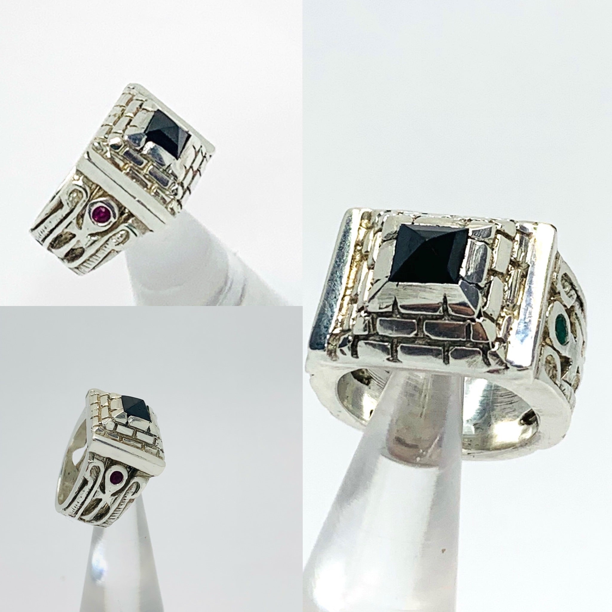 Onyx Great Pyramid Ring