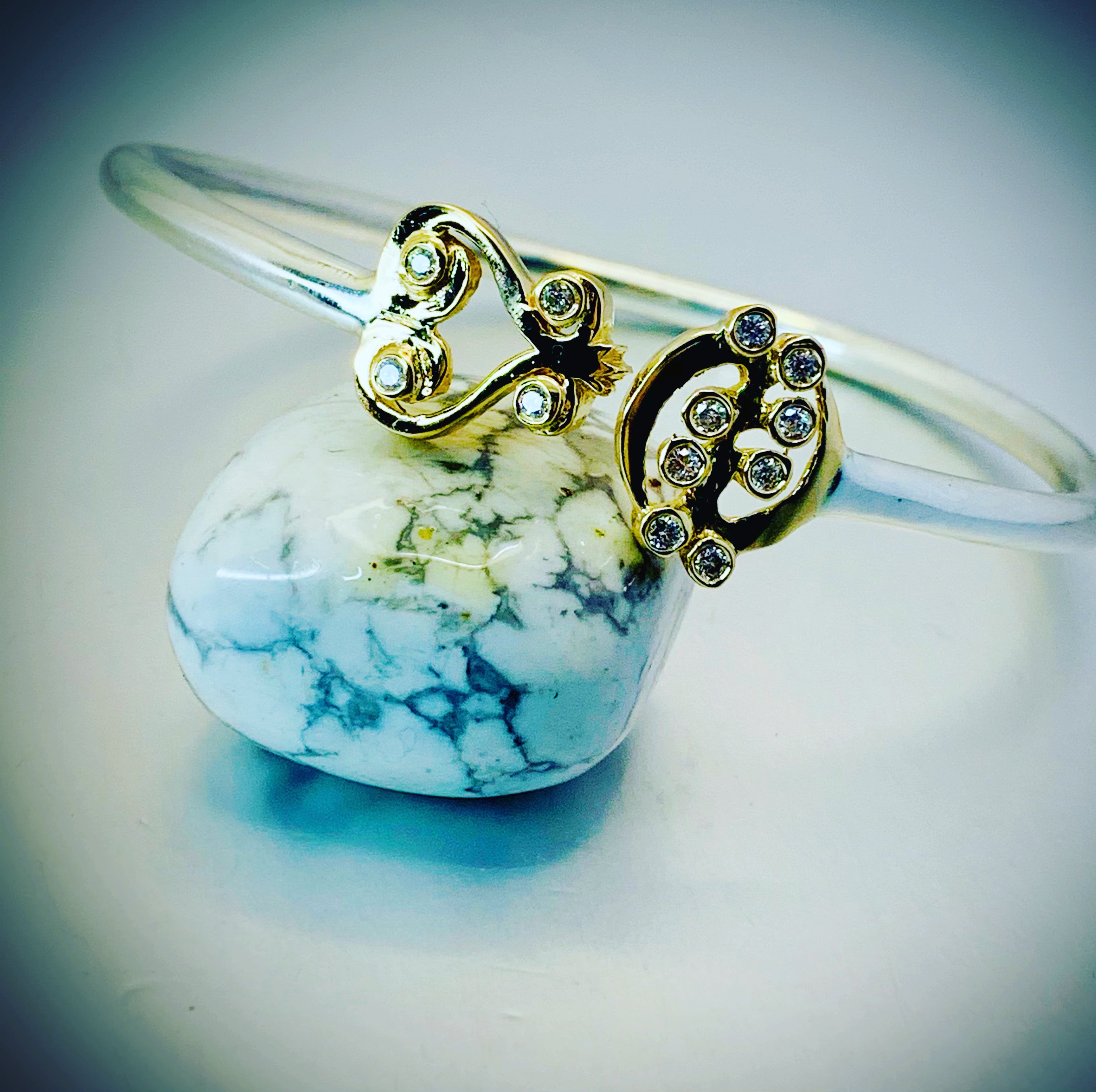 Gye Nyame Sankofa Bangle - Adinkra