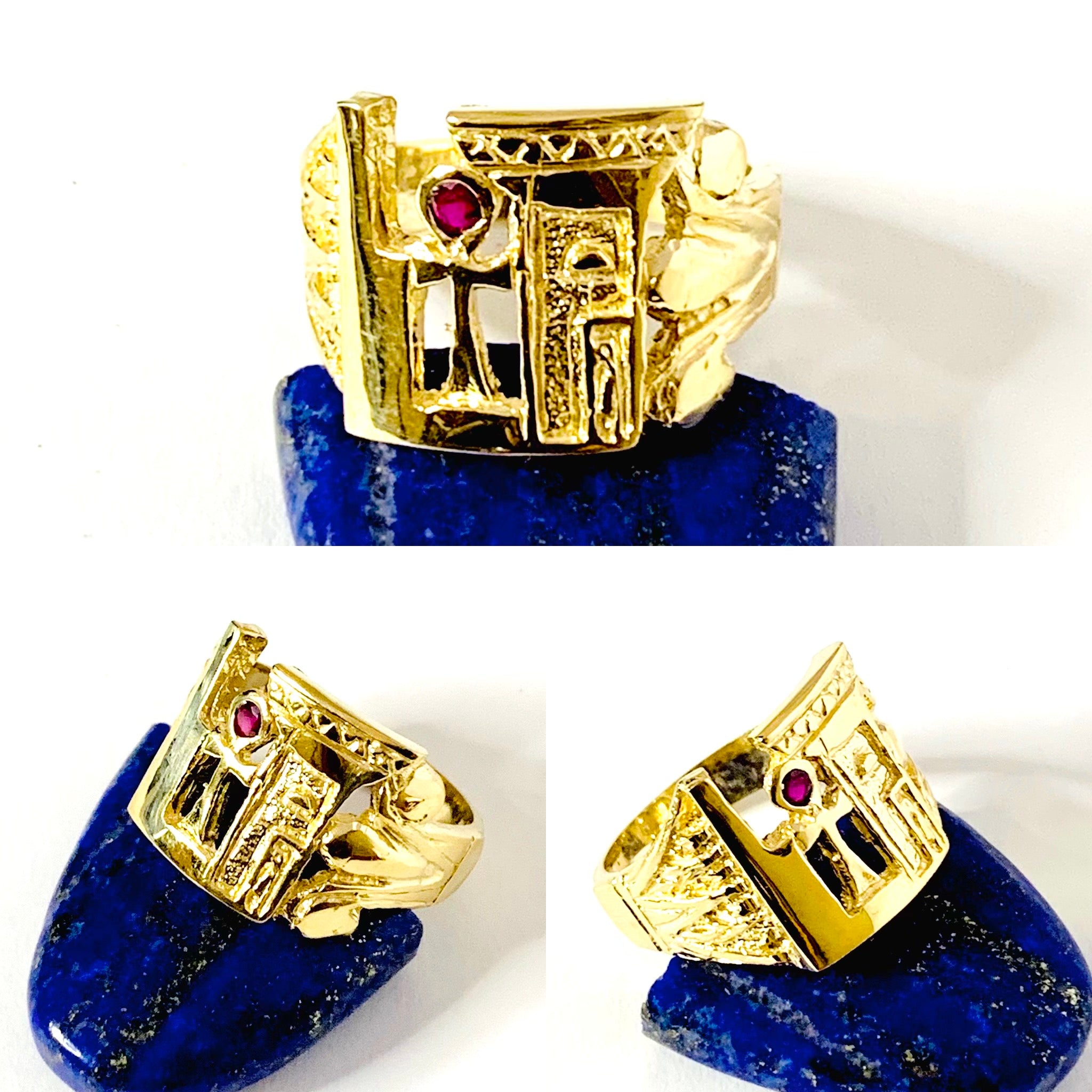 Sacred Woman Ascension Ring | All Gold