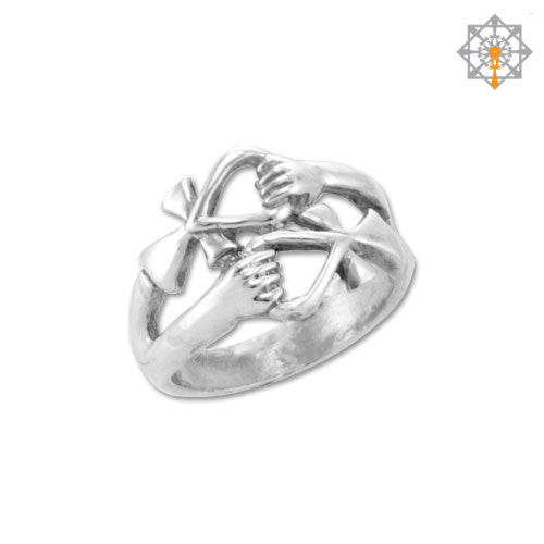 Double Ankh Friendship Ring