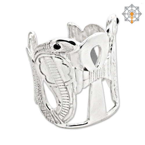 Ankh and Cobra Wrist Cuff